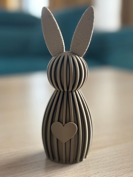 3D printēts dekoratīvais Zaķis 14cm