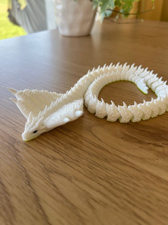 3D drukāts kustīga čūska – elastīga fantāzijas rotaļlieta